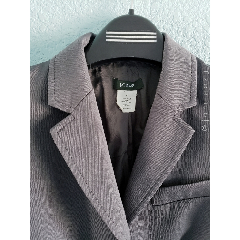 J. Crew (Petite) | Vintage Wool Three-Button Blazer - Picture 2 of 7